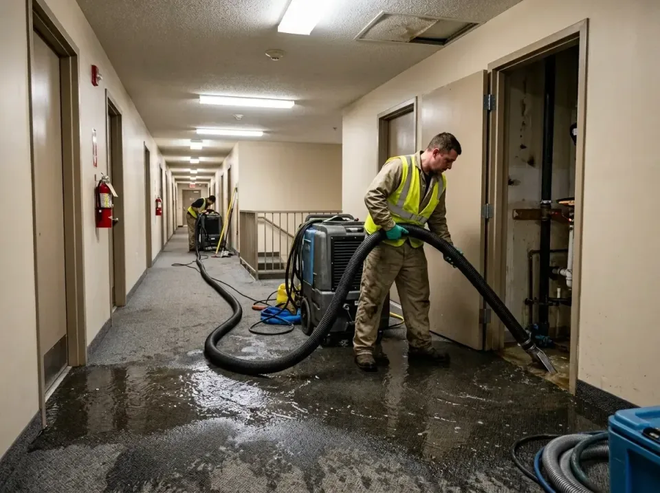 multi-unit-apartment-hallway-f-005 — frequently asked questions, Emergency Burst Pipe Water Extraction & Removal in Grain Va…